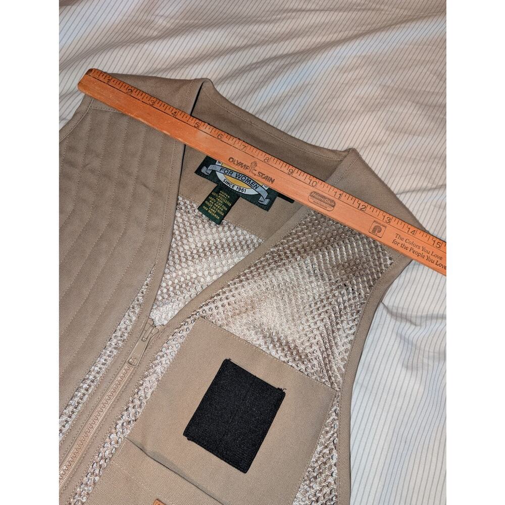 Cabela's Women's Hunting Shooting Canvas Mesh Vest Large - Picture 5 of 5